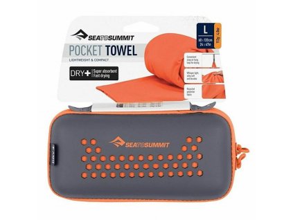 sea to summit rucnik pocket towel L outback orange 2