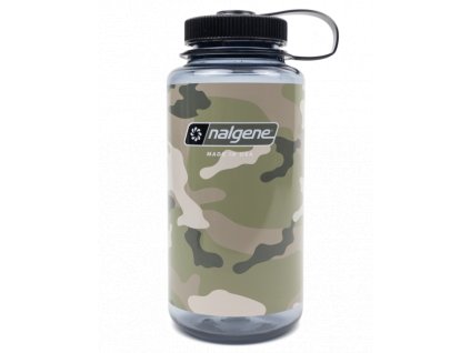 Wide Mouth 1000 ml Gray w/Black Camo