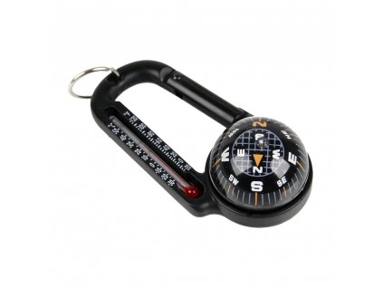eng pl FOSCO Carabiner with compass thermometer 9280 2