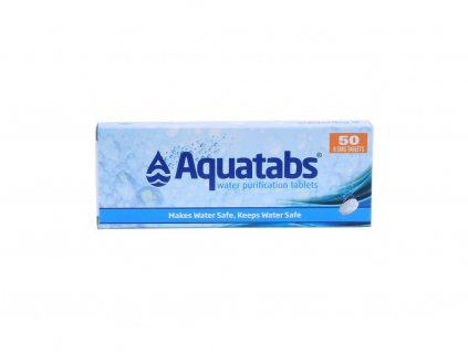 43536 3 dezinfekce tablety na cisteni pitne vody aquatabs 50 tablet