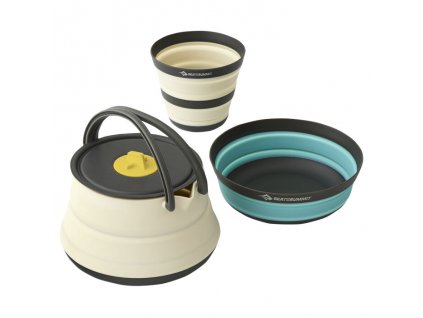 Sea to Summit  sada nádobí Frontier UL Collapsible Kettle Cook Set - [1P] 3ks