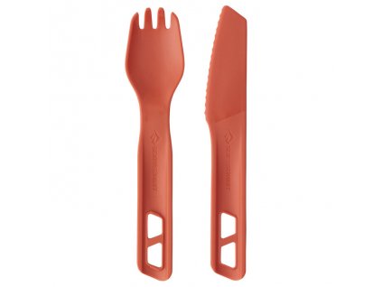 Sea to Summit  příbor Passage Cutlery Set - [2 Piece] - Orange