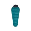 Spací pytel Warmpeace Solitaire 250 195cm L teal green/black