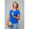 843 2 damske bavlnene triko cityzen kralovska modra klasicke s elastanem