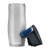 2095832 WEST LOOP 16OZ STAINLESS STEEL BLUE BUTTON LID NEXT TO BOTTLE