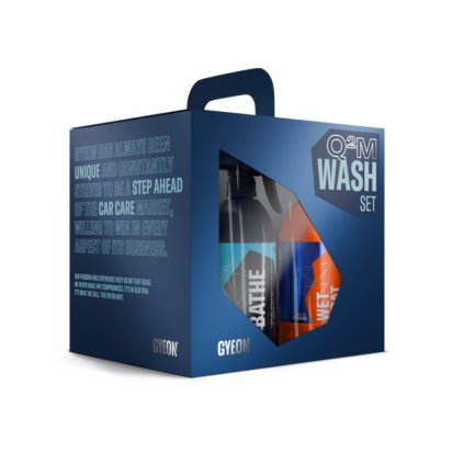 Súprava autokozmetiky Gyeon Q2M Wash Set - Bundle Box + Q2M QuickDetailer (80 ml)
