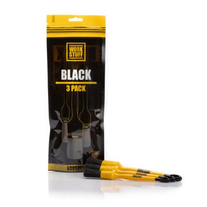 Detailingové štetce Work Stuff Detailing Brush Black 3-Pack