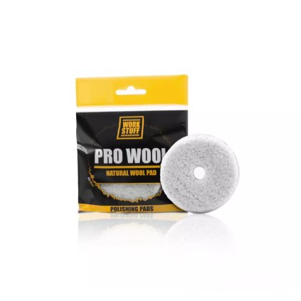 Leštiaci kotúč z ovčej vlny Work Stuff Pro Wool Polishing Pad 80 mm