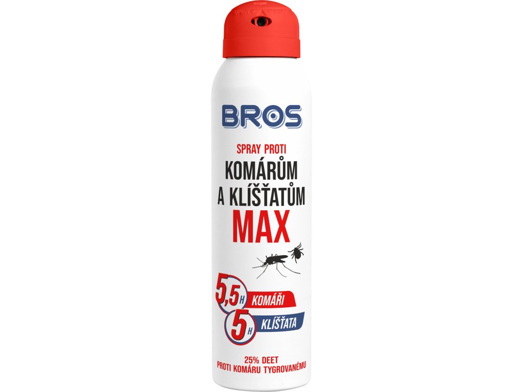 Bros - sprej proti komárům a klíšťatům MAX 90 ml