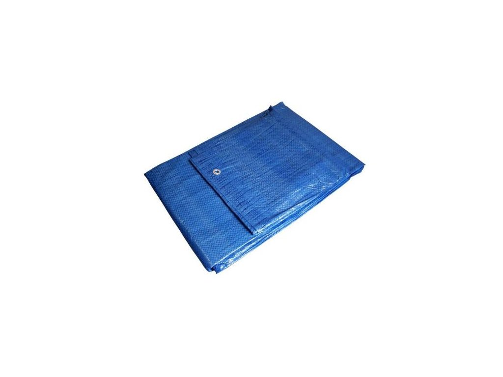 Plachta zakrývací EKONOMIK, 4 x 5 m, modrá