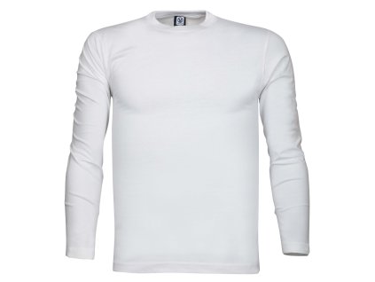 Tričko ARDON®CUBA s dlouhým rukávem bílá - baleno po jednom kuse (Velikost M, Barva bílá)
