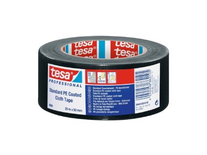 138482 Paska textilni gaffer 25 m x 50 mm cerna 4688 TESA 0a