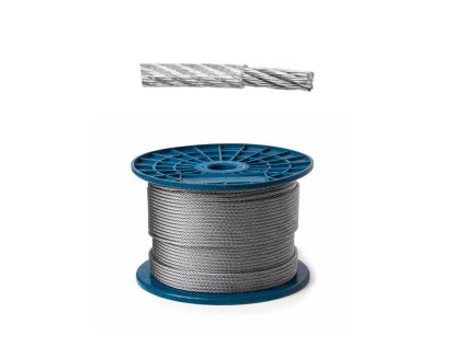 709250 Lanko ocelove pozinkovane v PVC 2 3 mm x 200 m ENPRO 0a