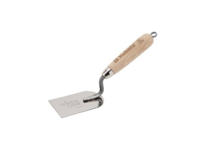 KU5916 Lzice stukaterska nerez 120 mm vymazavaci lopatka drevena rukojet WOOD LINE 0a