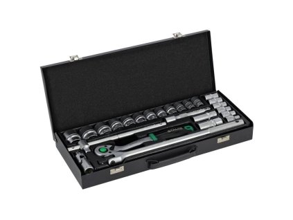 S011100025 Sada nastrcnych klicu 1 2 25 ks ocelove pouzdro racna 90T STALCO S011100025 0a