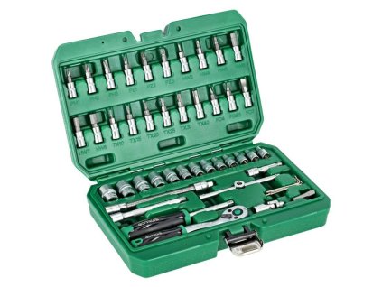 S011100048 Sada nastrcnych klicu 1 4 48 dilna sada racna 90T STALCO S011100048 0a