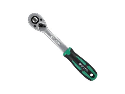 S011154728 Racna ohnuta 3 8 72 zubu 195mm STALCO S011154728 0a