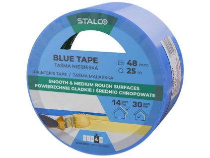 S042138537 Zakryvaci lepici paska 48 mm x 25 m modra STALCO S 38537 0a