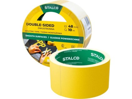 S042238510 Lepici paska oboustranna 48 mm x 10 m STALCO S 38510 0a