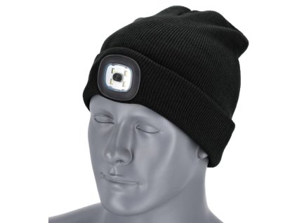 S091491038 Cepice zimni 2RAYS s LED svetlem cerna 54 60 STALCO S091491038 0a