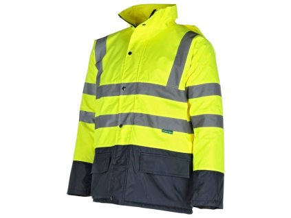 S44177 Bunda zateplena vystrazna FLASH S zluta STALCO S 44177 0a