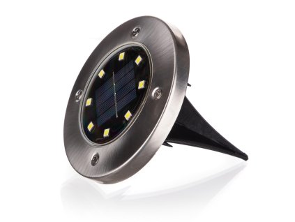 lampa solární zápustná podlahová 12cm PH/nerez