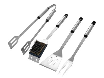 nářadí grilovací BBQ nerez sada 4díl.