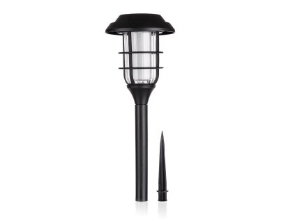 lampa solární pr.11,8cm, v.42,7cm, 12LED, PH ČER