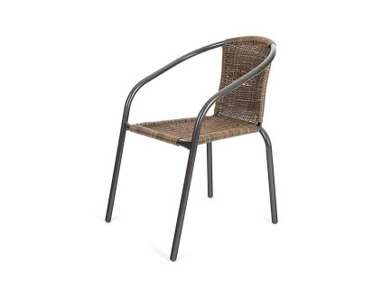 židle zahradní 73x64x53cm ratan PVC HN/ocel