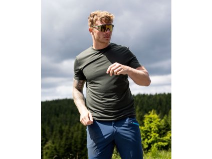 Tričko ARDON®ULTRITE®GO! pánské khaki (Velikost S, Barva khaki)