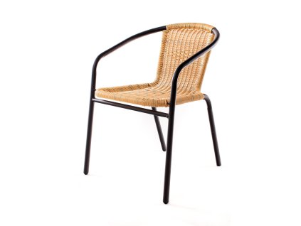 křesílko ocelové PE RATAN