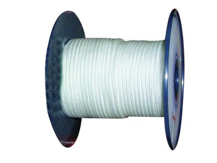 šňůra PA bez jádra 2mm BÍ pletená (200m)