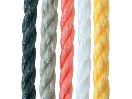 šňůra PP 6mm stáčená barevná  (100m)