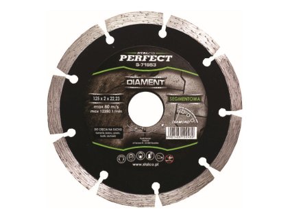 kotouč diamantový 115mm segmentový STALCO