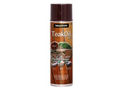 Maston spray TEAK OIL BROWN hnědý 500ml