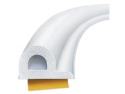 těsnění ok.a dveř."P" 9x5.5mm BÍ  (100m)