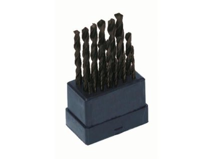 vrták do kovu sada HSS 1,0-10,0x0,5mm 19díl.