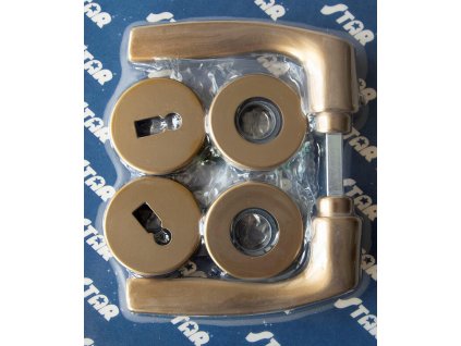 kování MONET-Rozeta F4, klíč, BRONZ elox