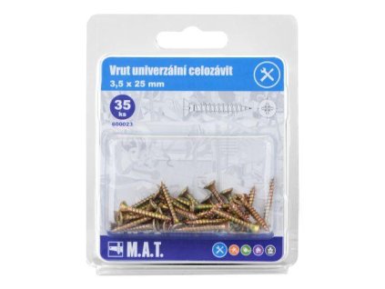 vrut un.celozávit 3,5x 25mm ZZ (35ks)