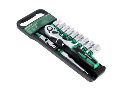 S011100012 Sada nastrcnych klicu s racnou 12ks STALCO S011100012 1a