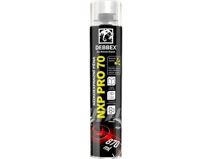 Nízkoexpanzní pěna NXP PRO70 DEBBEX 870ml