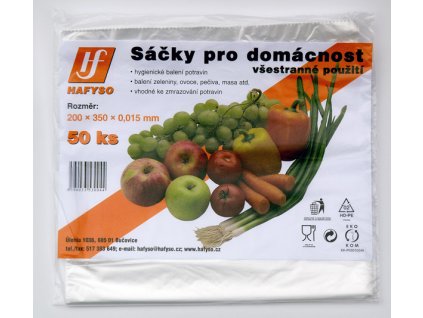 Hafyso Sáčky pro domácnost 20x35 cm/15my, 50ks/bal