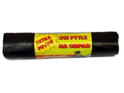 Hafyso Sáčky do košů LDPE 30l/50x60cm - 15ks/role černé