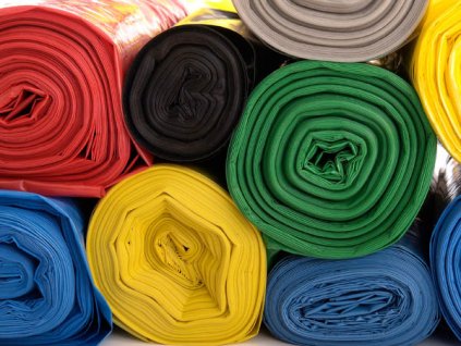Hafyso LDPE pytle 100x120cm/80my,5ks/rol - MODRÝ