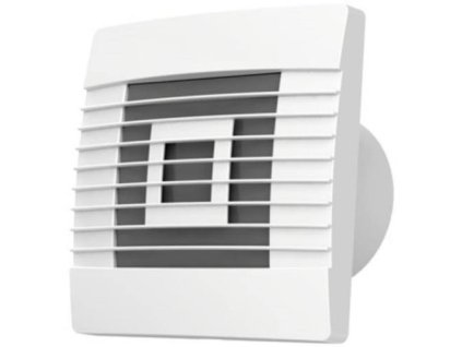 Ventilátor stěnový s žaluzií 100 mm, šňůrkový vypínač