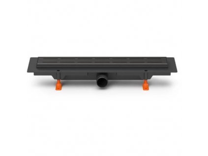 517850KC Zlab podlahovy linearni cerny 850 mm bocni D40 klasik floor cerna 0a