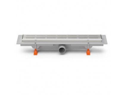 517850LN Zlab podlahovy linearni 850 mm bocni D40 line lesk s nerez rameckem 0a