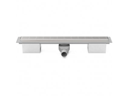 517PA650L1 Zlab linearni plastovy 650 mm line mat s bocnim odtokem D 50 a otocnym sifonem 0a