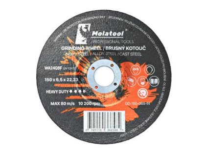 Kotouč brusný 150 x 6,5 x 22,2 mm, Molatool Profi