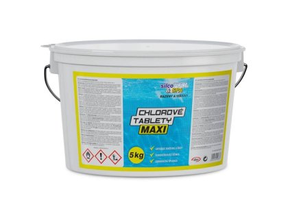165133 Chemie bazenova Chlorove tablety MAXI 5 kg SILCO 0z